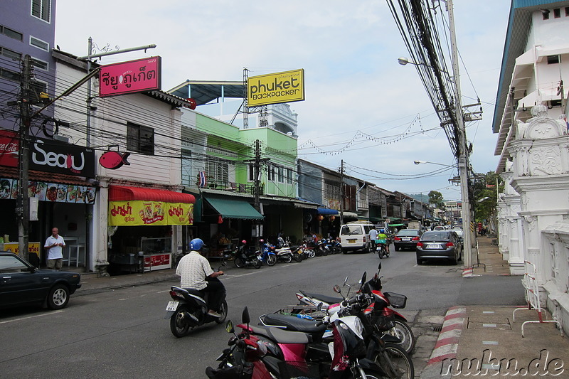 Spaziergang durch Phuket Town, Thailand