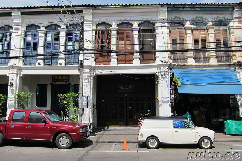 Spaziergang durch Phuket Town, Thailand