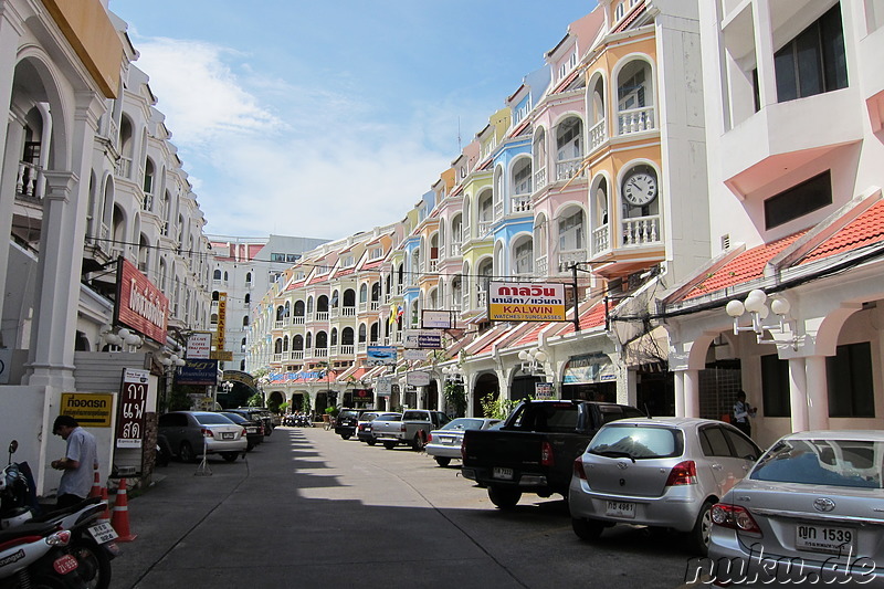 Spaziergang durch Phuket Town, Thailand