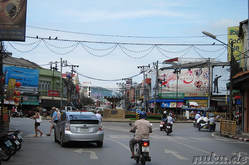 Spaziergang durch Phuket Town, Thailand