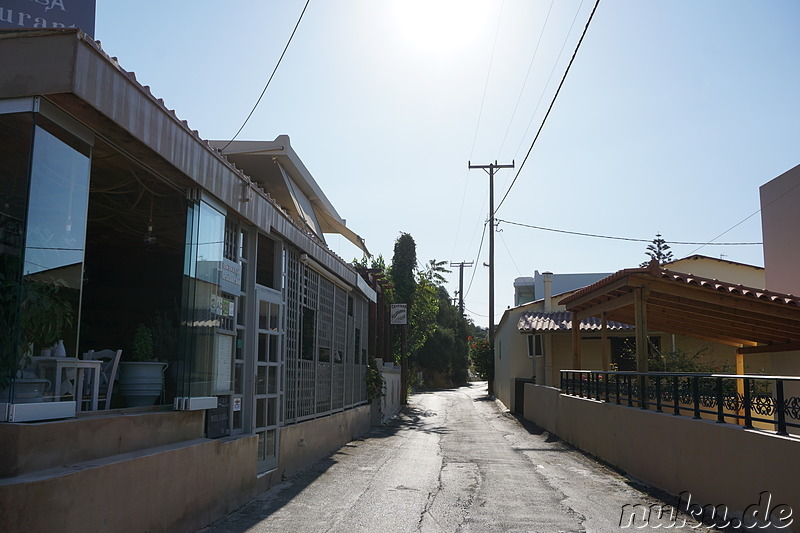 Spaziergang durch Plakias auf Kreta, Griechenland