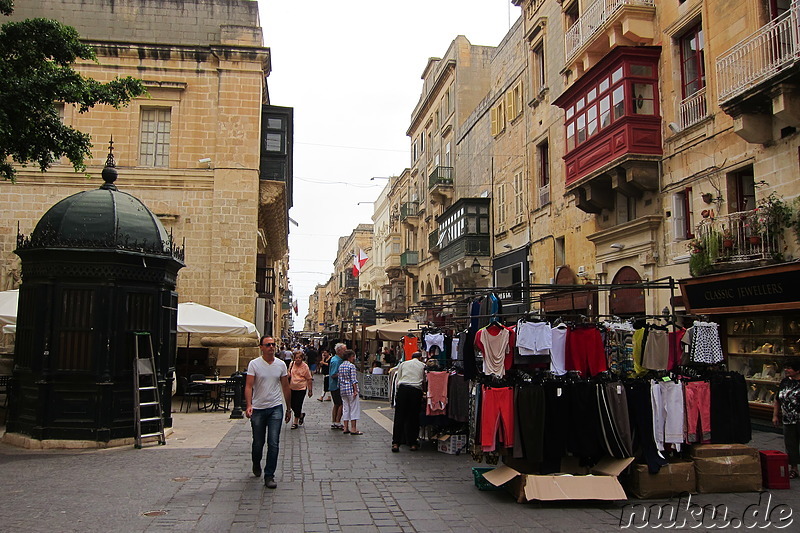 Spaziergang durch Valletta, Malta