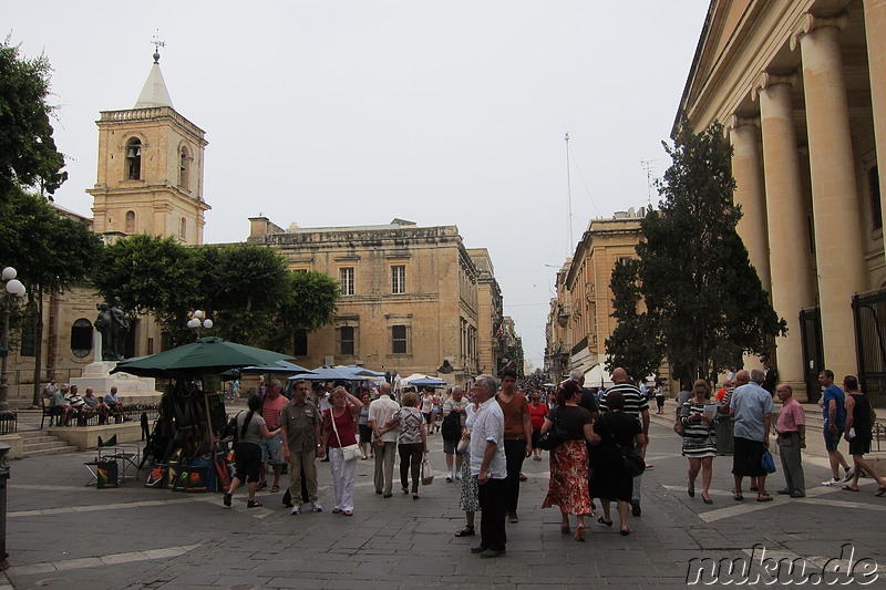 Spaziergang durch Valletta, Malta