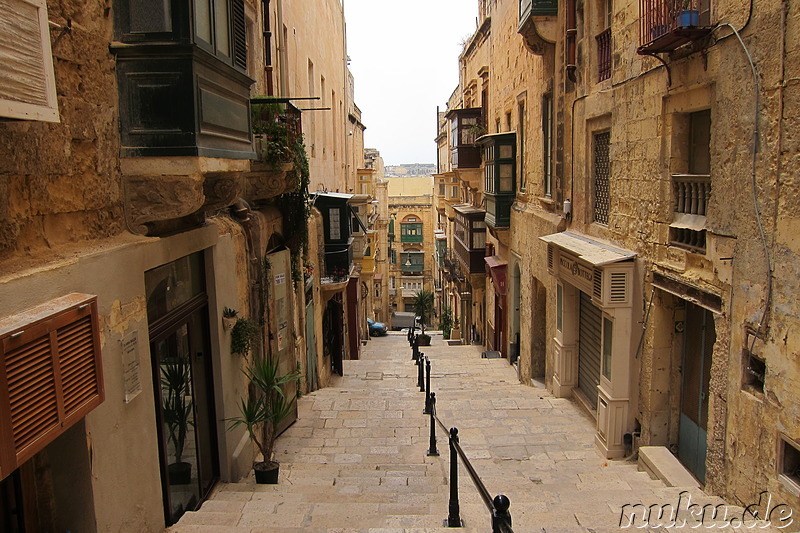 Spaziergang durch Valletta, Malta