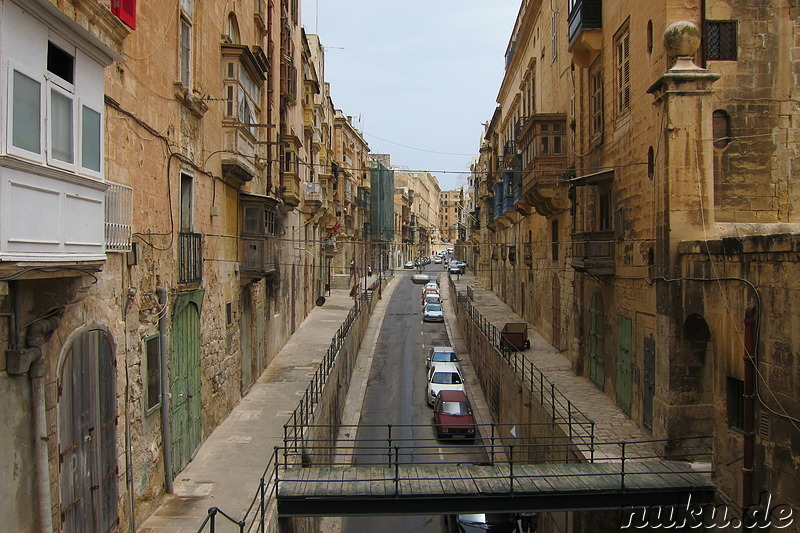 Spaziergang durch Valletta, Malta