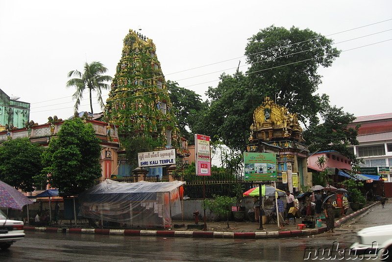 Sri Kali Hindu-Tempel in Yangon, Myanmar