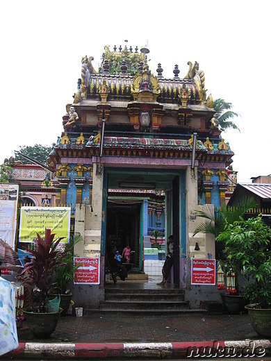 Sri Kali Hindu-Tempel in Yangon, Myanmar