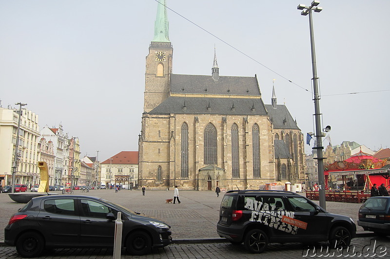 St. Bartholomew Kirche in Pilsen, Tschechien