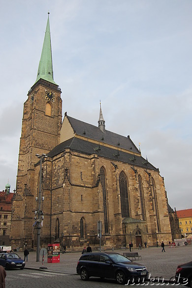 St. Bartholomew Kirche in Pilsen, Tschechien