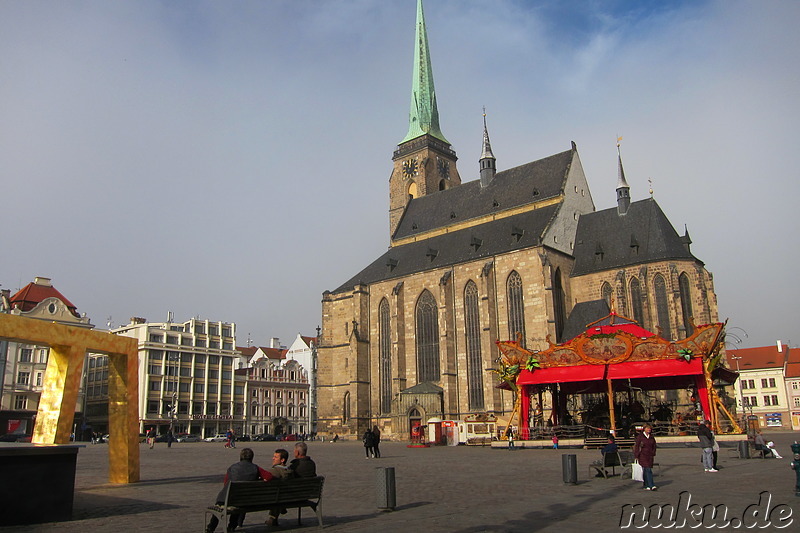 St. Bartholomew Kirche in Pilsen, Tschechien