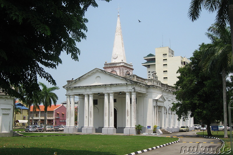 St. Georges Anglican Church in George Town, Pulau Penang, Malaysia