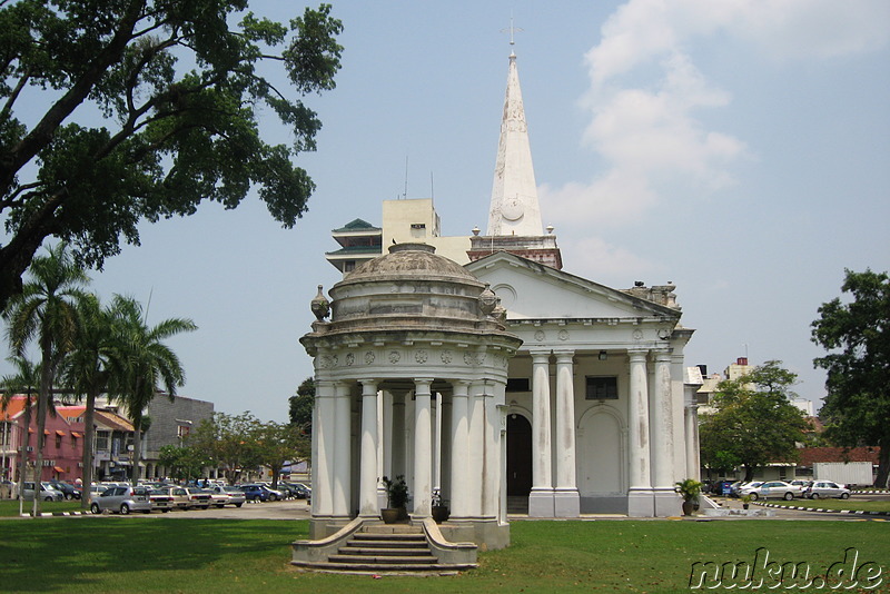 St. Georges Anglican Church in George Town, Pulau Penang, Malaysia