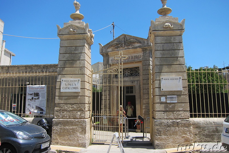 St Paul's Catacombs - Katakomben in Rabat, Malta