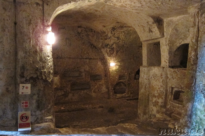 St Paul's Catacombs - Katakomben in Rabat, Malta