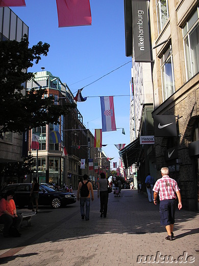 Stadtbesichtigung Hamburg: Mönkebergsstrasse und Umgebung