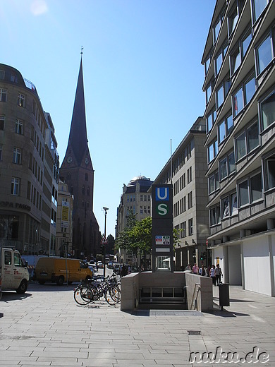 Stadtbesichtigung Hamburg: Mönkebergsstrasse und Umgebung