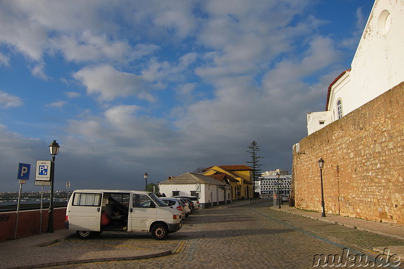 Stadtmauer in Faro, Portugal