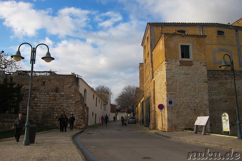 Stadtmauer in Faro, Portugal