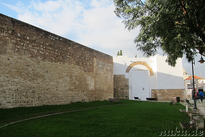 Stadtmauer in Faro, Portugal