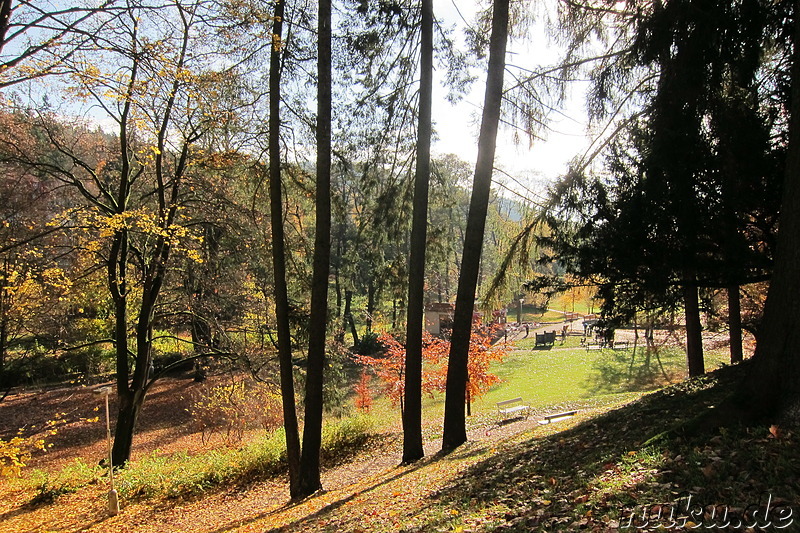 Stadtpark in Marienbad, Tschechien