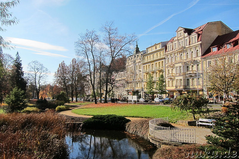 Stadtpark in Marienbad, Tschechien