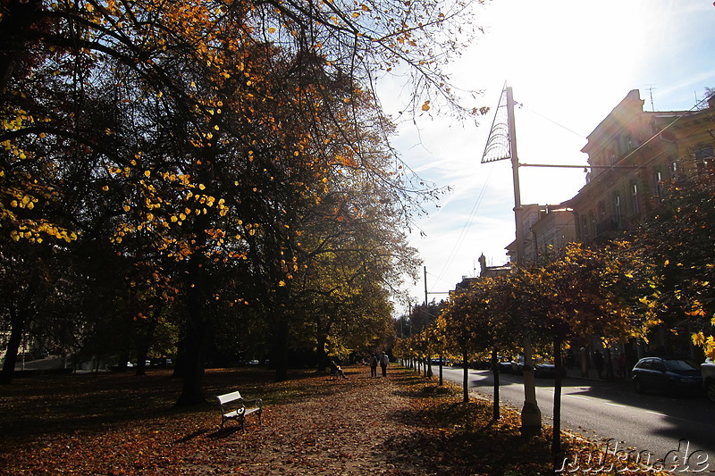 Stadtpark in Marienbad, Tschechien