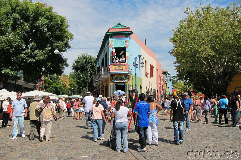 Stadtteil La Boca von Buenos Aires, Argentinien