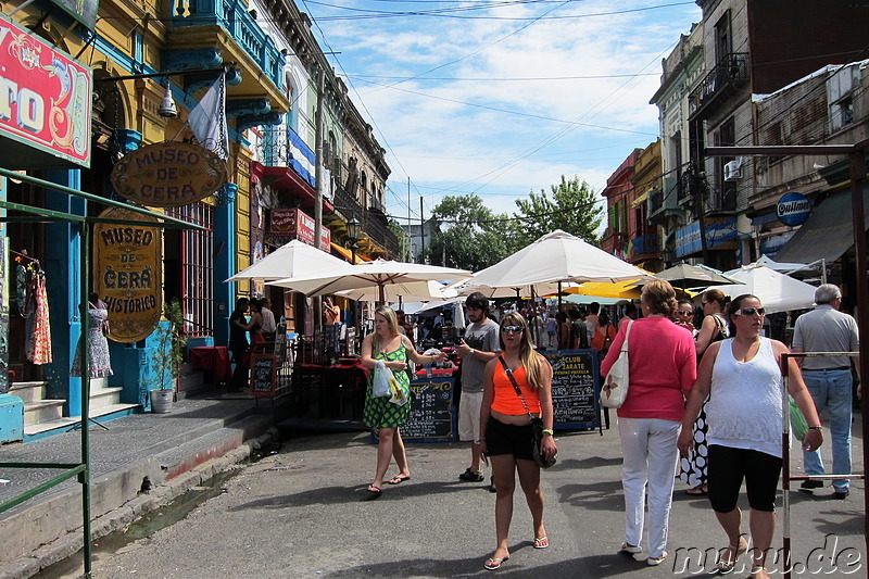 Stadtteil La Boca von Buenos Aires, Argentinien