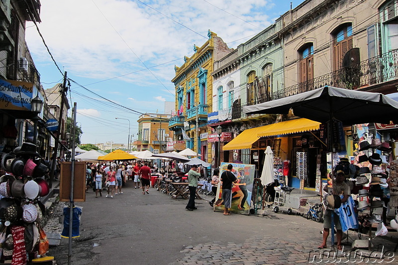 Stadtteil La Boca von Buenos Aires, Argentinien