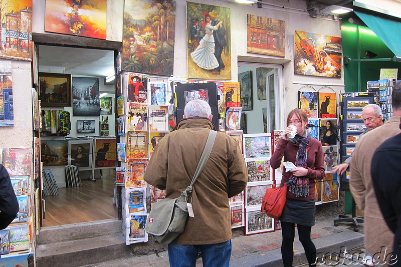 Stadtteil Montmartre von Paris, Frankreich