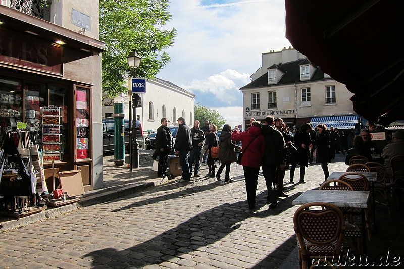 Stadtteil Montmartre von Paris, Frankreich