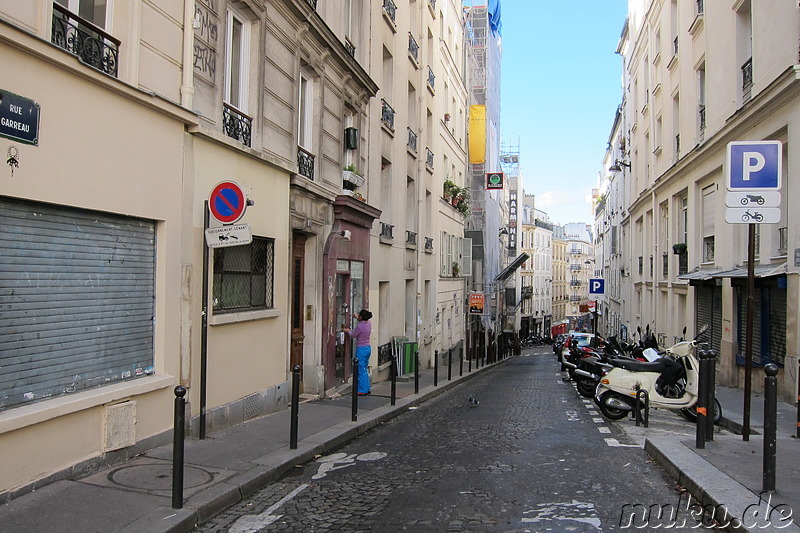 Stadtteil Montmartre von Paris, Frankreich