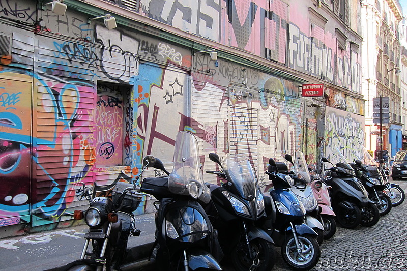 Stadtteil Montmartre von Paris, Frankreich