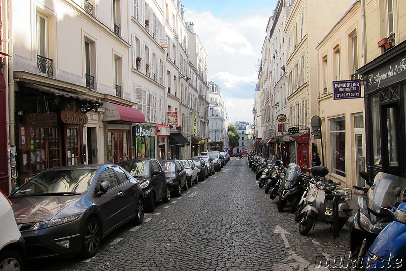 Stadtteil Montmartre von Paris, Frankreich