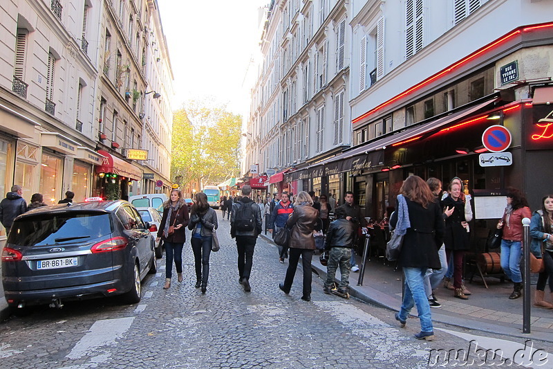 Stadtteil Montmartre von Paris, Frankreich