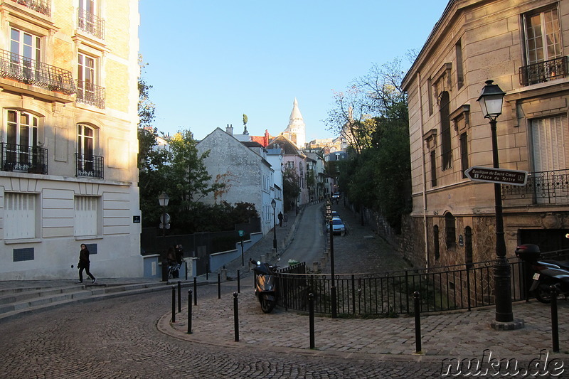 Stadtteil Montmartre von Paris, Frankreich