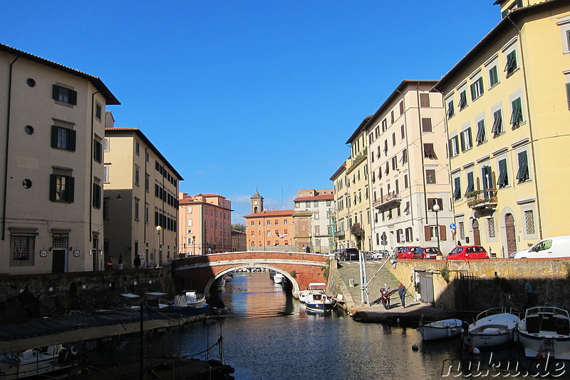 Stadtteil Piccola Venezia von Livorno, Italien