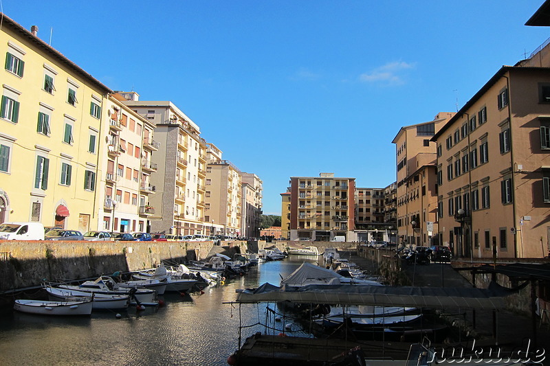 Stadtteil Piccola Venezia von Livorno, Italien