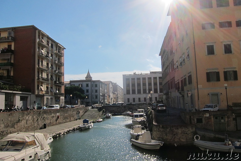 Stadtteil Piccola Venezia von Livorno, Italien