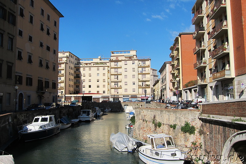 Stadtteil Piccola Venezia von Livorno, Italien