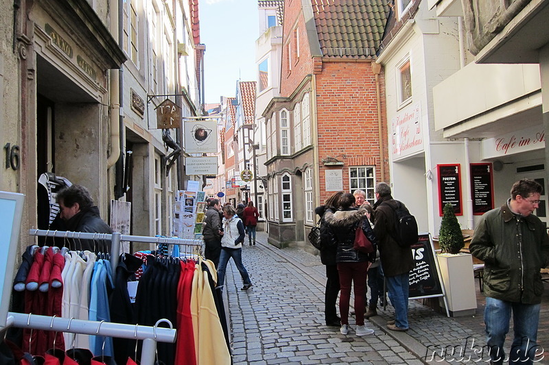 Stadtteil Schnoor, Bremen, Deutschland