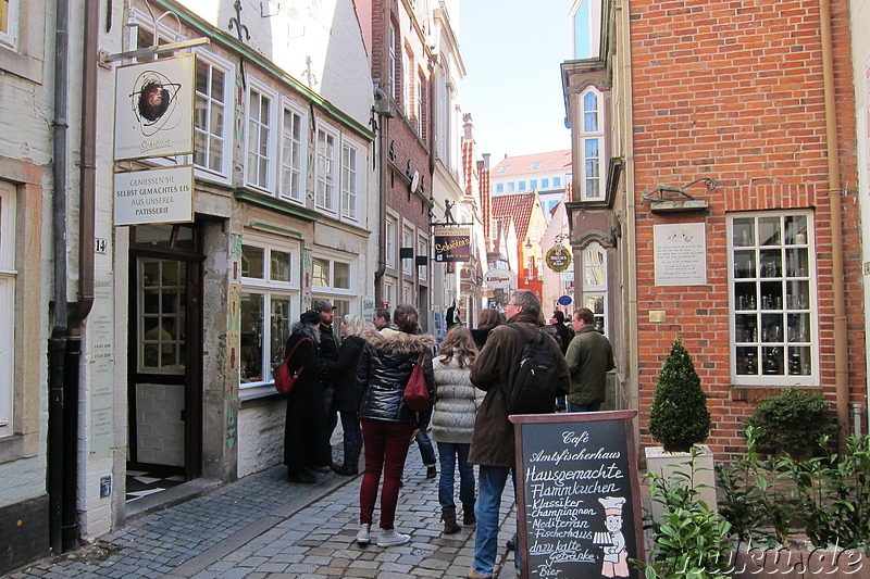 Stadtteil Schnoor, Bremen, Deutschland