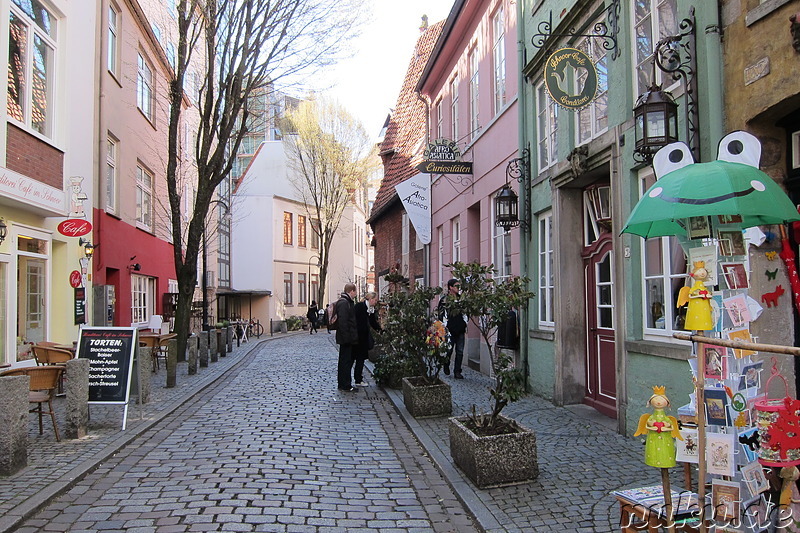 Stadtteil Schnoor, Bremen, Deutschland