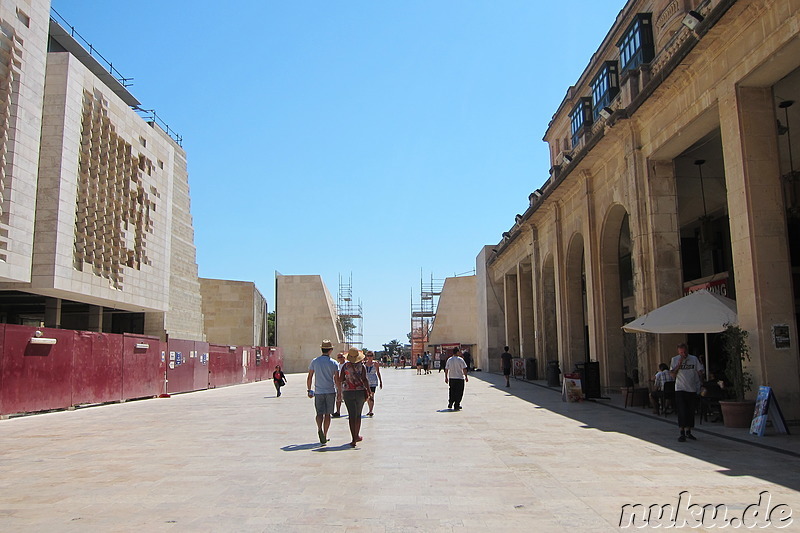 Stadttor und Stadtmauer von Valletta, Malta