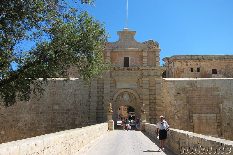 Stadttor von Mdina, Malta