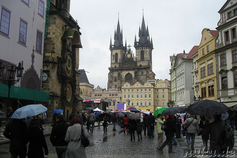 Staromestske namesti - Old Town Square in Prag, Tschechien