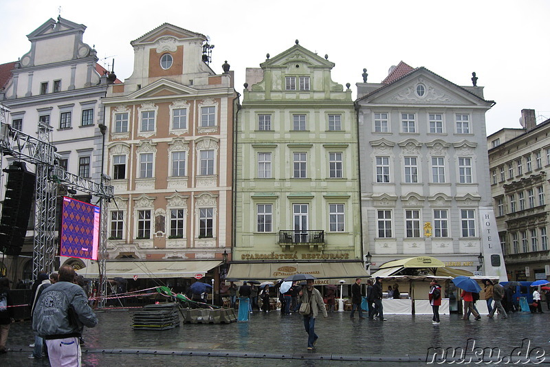 Staromestske namesti - Old Town Square in Prag, Tschechien