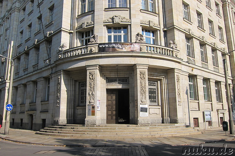 Stasi-Museum Runde Ecke in Leipzig, Sachsen