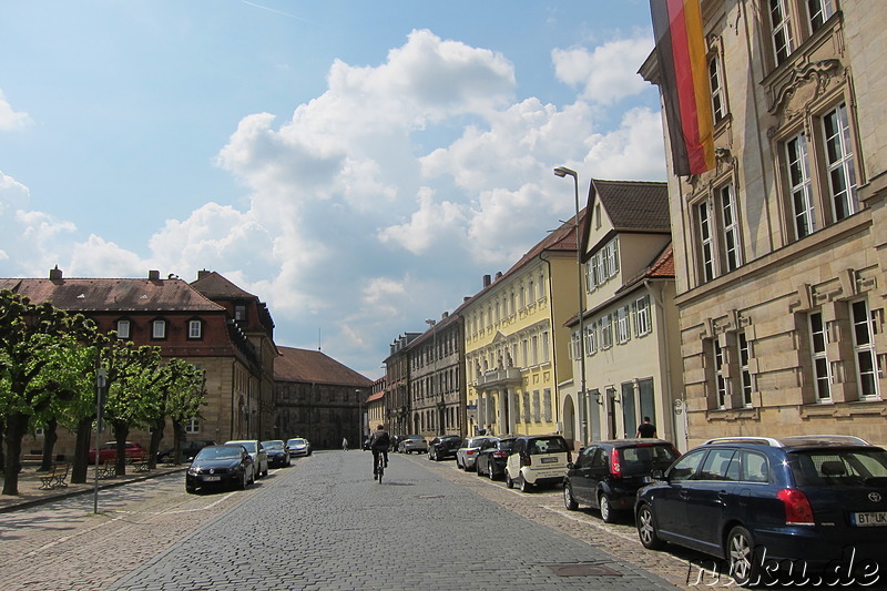 Stattliche Bürgerhäuser und Adelspalais in Bayreuth, Bayern