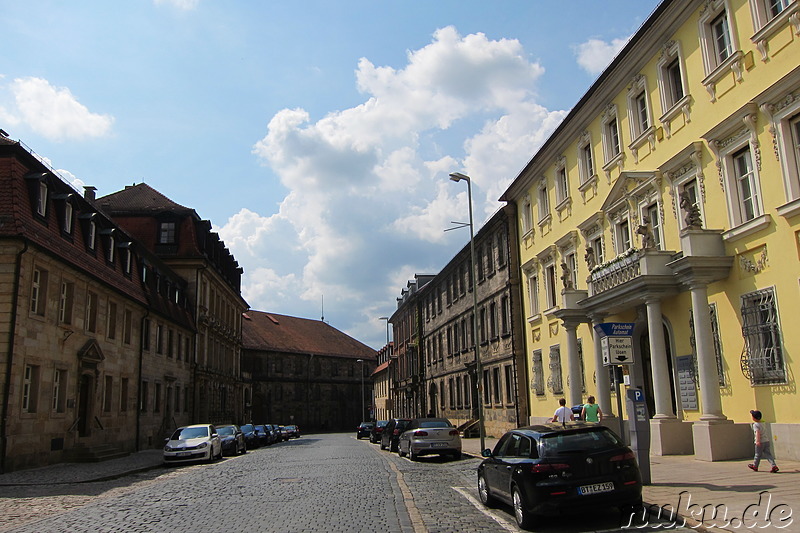 Stattliche Bürgerhäuser und Adelspalais in Bayreuth, Bayern